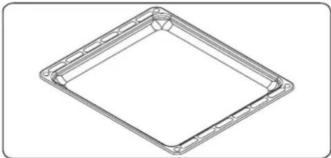 VESTEL VEH120161 - Lèchefrite peu profonde - 1
