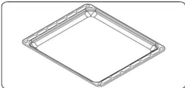 VESTEL VEH120161 - Flaches Backblech - 1