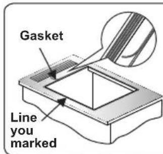 VESTEL VEH120161 - Installation of the Hotplate Hob - 5