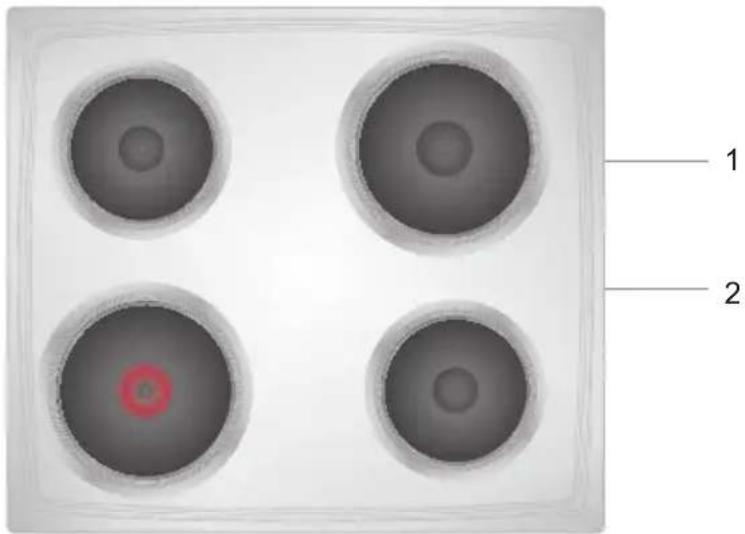 VESTEL VEH120161 - Bandeau de commande - 3