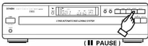 DENON DCM65 - To Stop Play Temporarily - 1