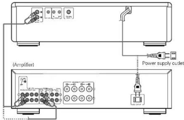 DENON DCM65 - Connecting the Output Terminal - 1