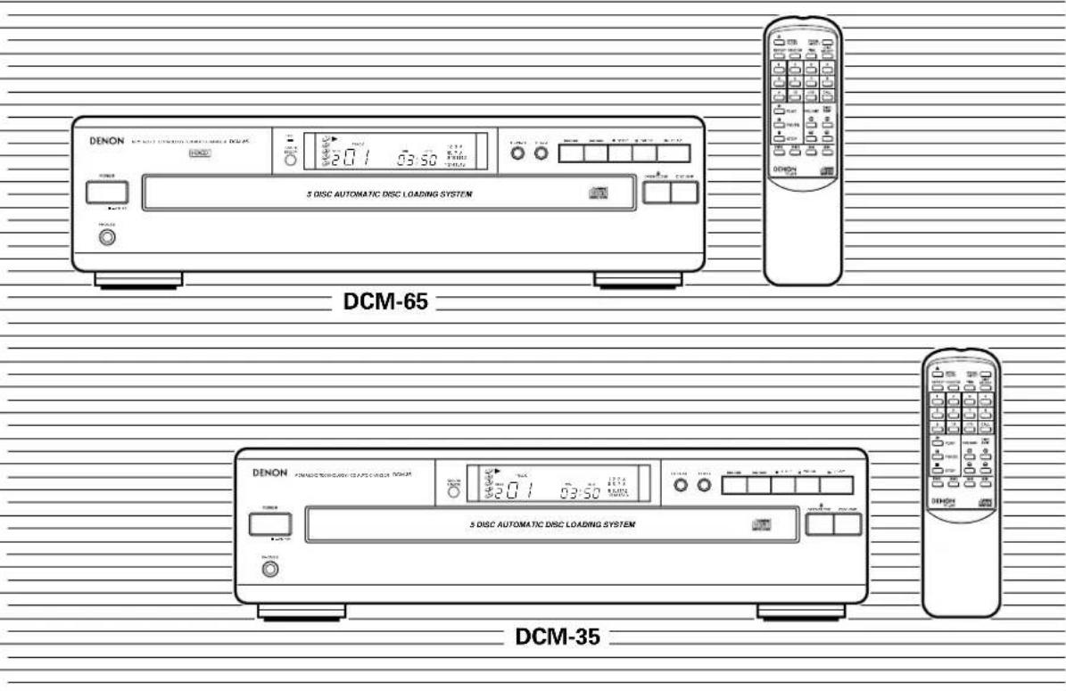 DENON DCM65 - INSTRUCCIONES DE OPERATION - 1