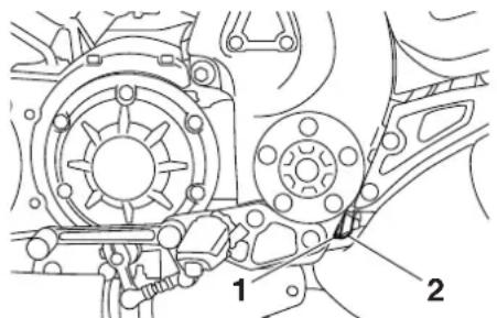 YAMAHA VMAX VMX17 (2015) - Durite de mise à l'air du réservoir de carburant et durite de trop-plein - 1