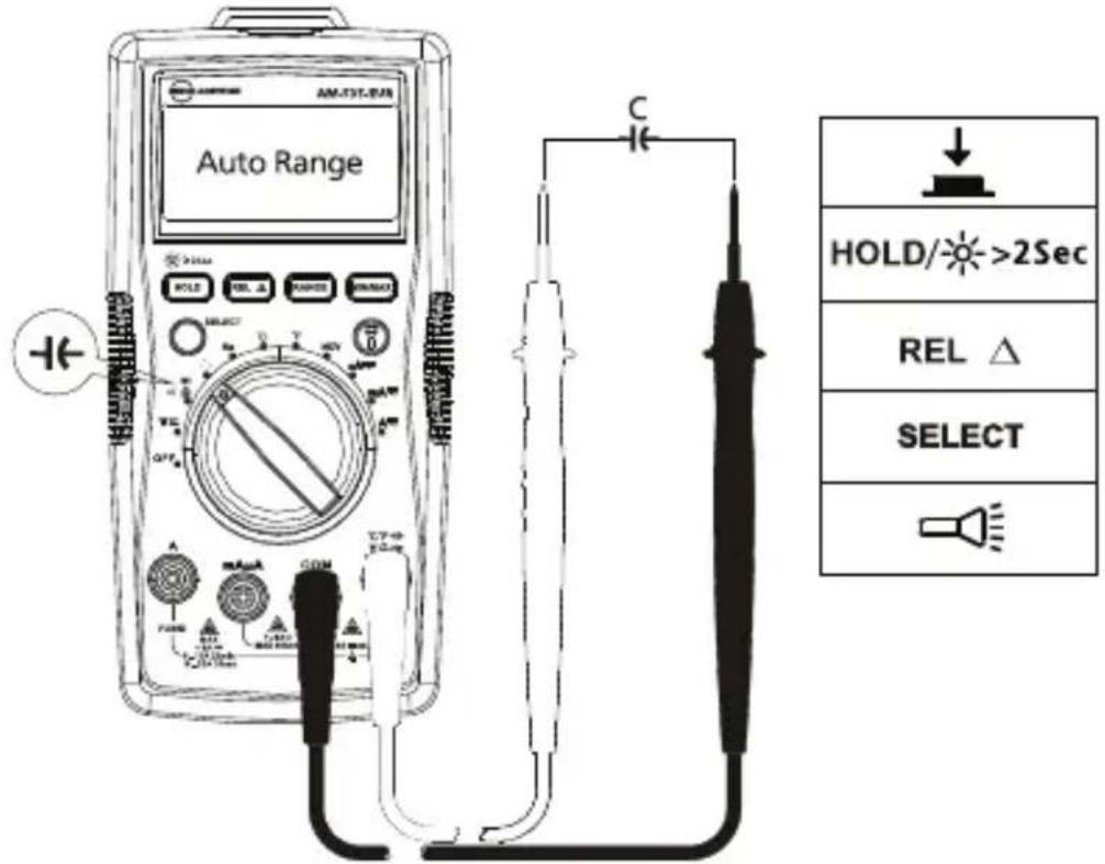 FLUKE AM535 - Misure di capacitéa - 1