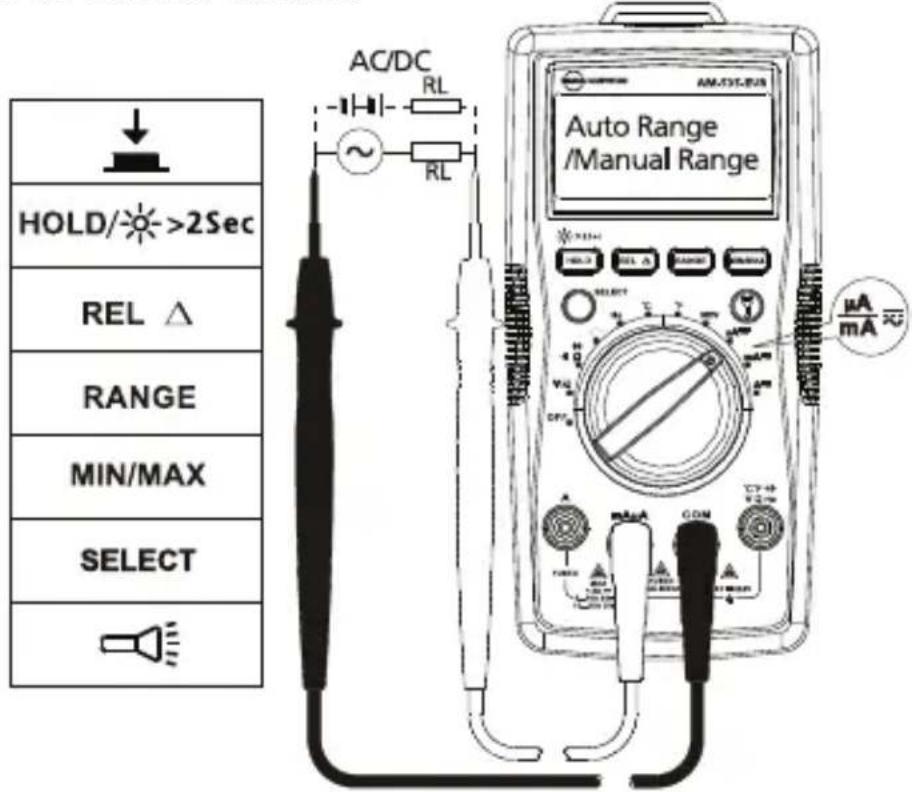 FLUKE AM535 - Medicao de corrente CA e CC - 2