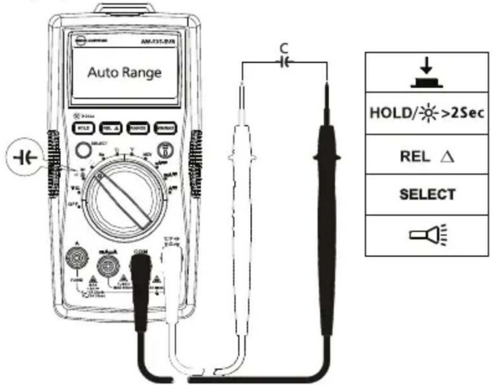 FLUKE AM535 - Measuring Capacitance - 1