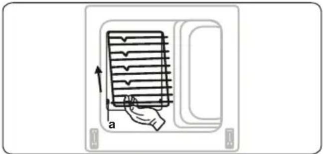 VESTEL VEB24046 - Retrait de la grille - 1
