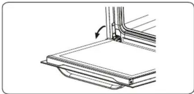 VESTEL VEB24046 - Removal of the Oven Door - 1