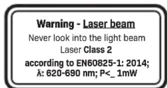 Vonroc LD502DC - Handling of laser beams - 2