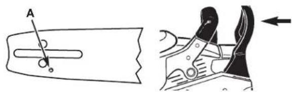 TROY-BILT TB4920CC - INSTALLATION DU GUIDE-CHAINE - 2