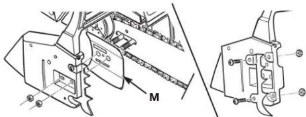 TROY-BILT TB4920CC - PARA INSTALAR LA BARRA GUIA - 5
