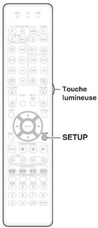 MARANTZ AV7706 - Réglage du rétro-éclairage - 1