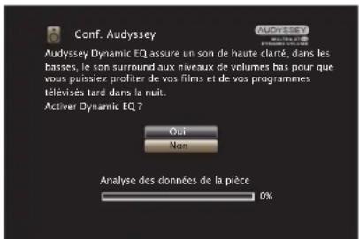 MARANTZ AV7706 - Effectuez le paramétrage de audyssey dynamic EQ® et audyssey dynamic volume®. - 1
