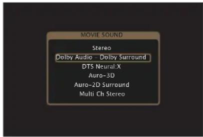 MARANTZ AV7706 - Passage au mode audio - 2