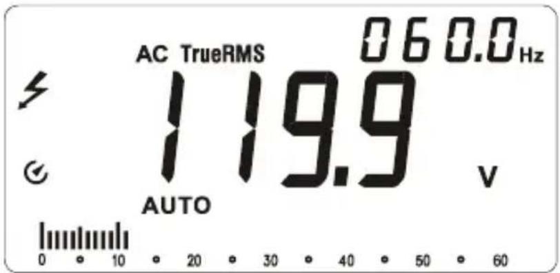 FLUKE AM540 - Måle frekvens / relativ innkoplingstid - 2