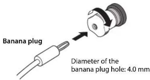 YAMAHA AS1200 - ■Using banana plug cables - 1
