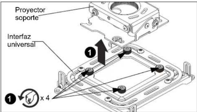 EPSON ELPMBPJG - Instalación del soporte para projector. - 2