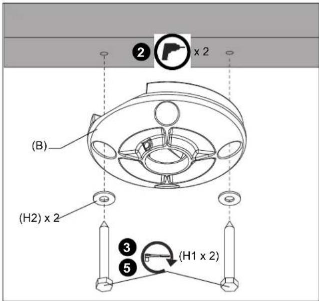EPSON ELPMBPJG - Installing to Wood Joists - 2