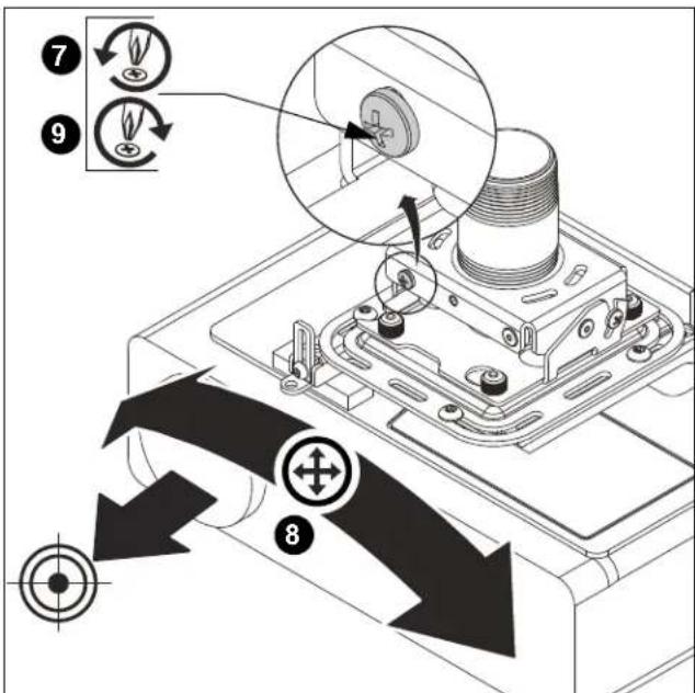 EPSON ELPMBPJG - Ajuste da oscilação - 1