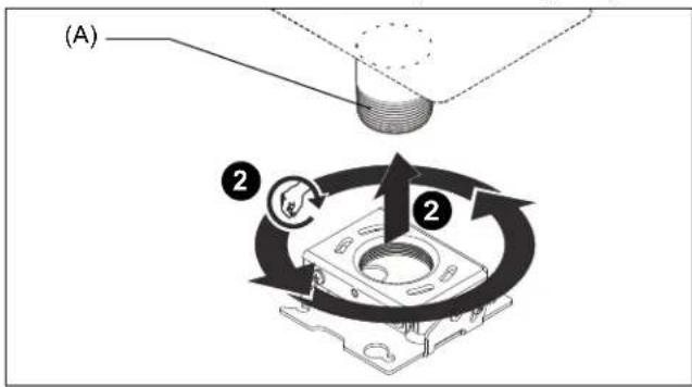 EPSON ELPMBPJG - Instalación del soporte para projector. - 3