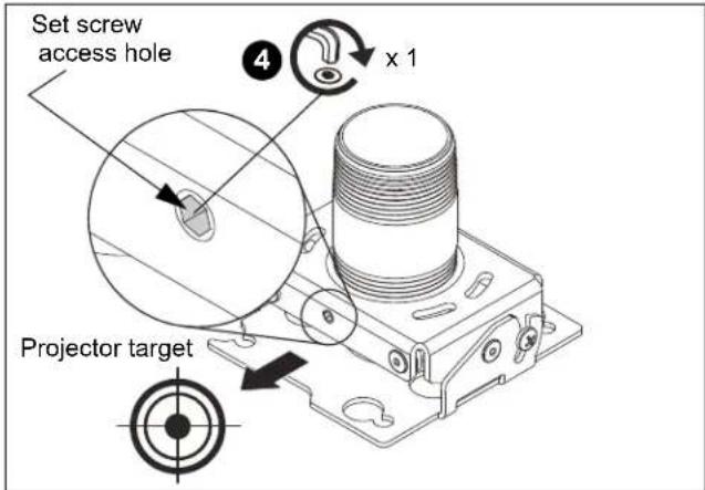EPSON ELPMBPJG - Rough Alignment of Projector Mount - 2