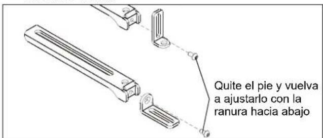 EPSON ELPMBPJG - Ajuste del pie de la interfaz universal - 2