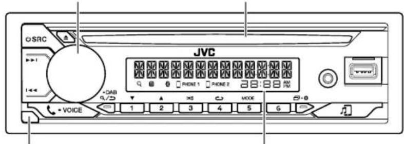 JVC KDT922BT - Façade - 1