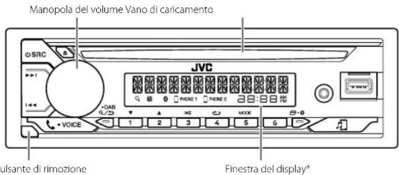 JVC KDT922BT - Frontalino - 1