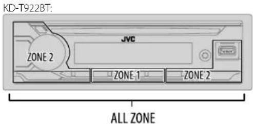 JVC KDT922BT - Réglagesd'affichage - 1