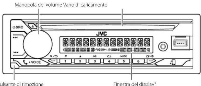 JVC KDT922BT - Frontalino - 1