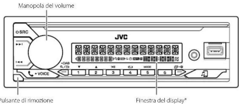 JVC KDT922BT - Frontalino - 1