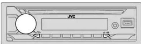 JVC KDDB912BT - Pour Sur la façade - 1