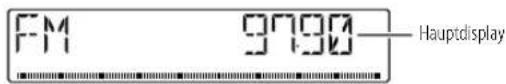 JVC KDT401 - Ändern der Display-Information - 1