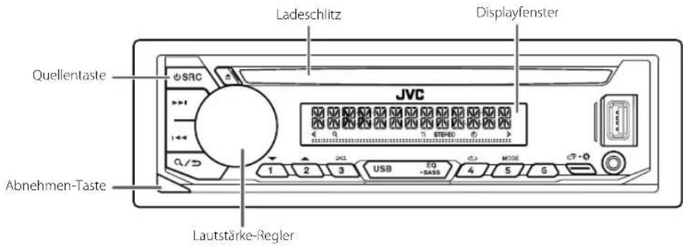 JVC KDT401 - Frontblende - 1