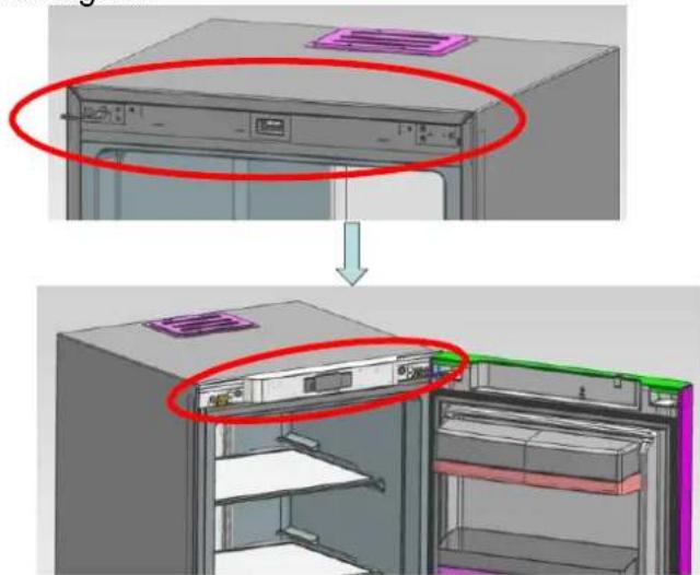 HOOVER HFF 1864XMN - ➢ Cambio derecha-izquierda de la puerta - 9