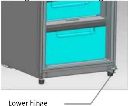 HOOVER HFF 1864XMN - ➢ Door right-left change - 7