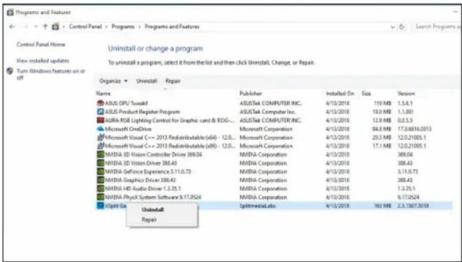 ASUS PHGTX16606G - Remover o XSplit Gamecaster no Windows® 10 / 8.1 / 8 / 7 (64 bit) - 1