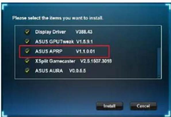 ASUS PHGTX16606G - Instalace ASUS APRP v operacním systemdu Windows® 10 / 8.1 / 8 / 7 (64 bitù) - 2