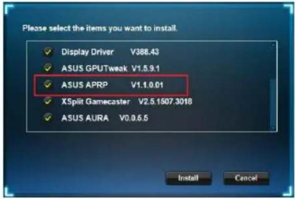 ASUS DUALGTX1660A6GEVO - Instalar o ASUS APRP no Windows® 10 / 8.1 / 8 / 7 (64 bit) - 2