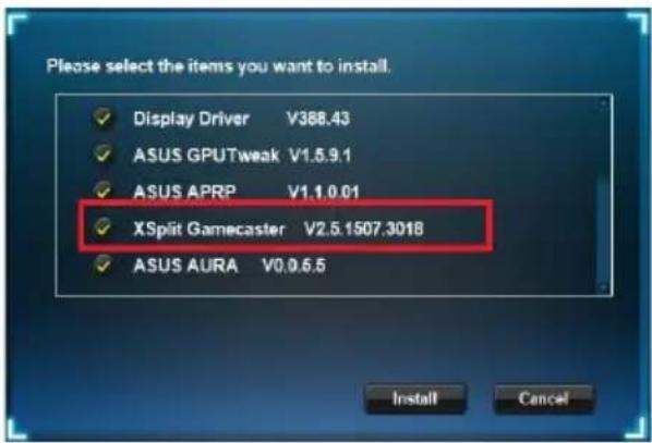 ASUS ROGSTRIXGTX1660TI6GGAMING - YctaHOBka XSplit Gamecaster B Windows 10 / 8.1 / 8/7 (64-6HT) - 2