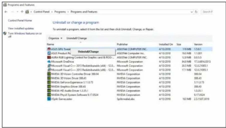 ASUS ROGSTRIXGTX1660TI6GGAMING - 3.2.1QuitarASUSGPUTweakenWindows 10/8.1/8/7(64bit) - 1