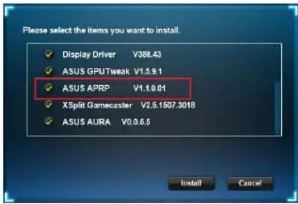 ASUS ROGSTRIXGTX1660TI6GGAMING - ASUS APRP installeren in Windows® 10 / 8.1 / 8 / 7 (64 bit) - 2