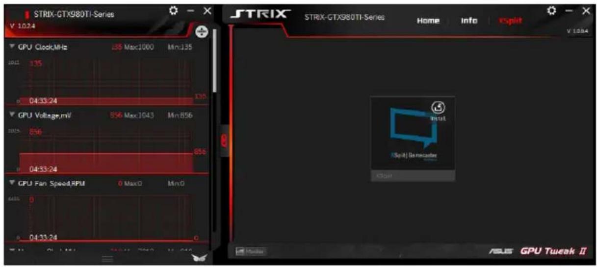 ASUS DUALGTX1050TI4GV2 - XSplit ausführten - 1