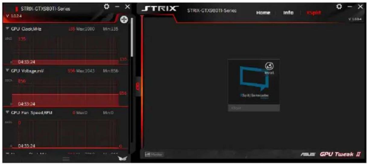 ASUS DUALGTX1050TI4GV2 - Avvio di XSplit - 1
