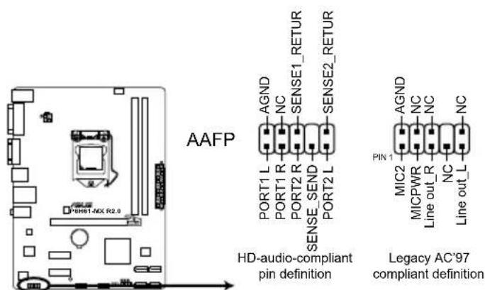 ASUS P8H61MX USB3 - 内部接口 - 1