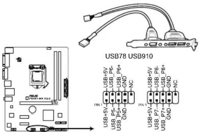ASUS P8H61MX USB3 - 内部接口 - 5