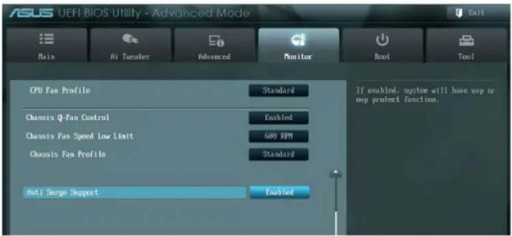 ASUS P8H61MX USB3 - 监控菜单(Monitor) - 2