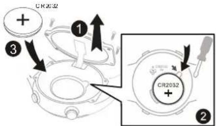 CRIVIT 1LD5029 - Changement de la pile - 1