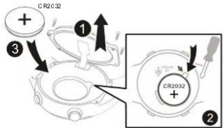 CRIVIT 1LD5029 - Udskifting of batteriet - 1